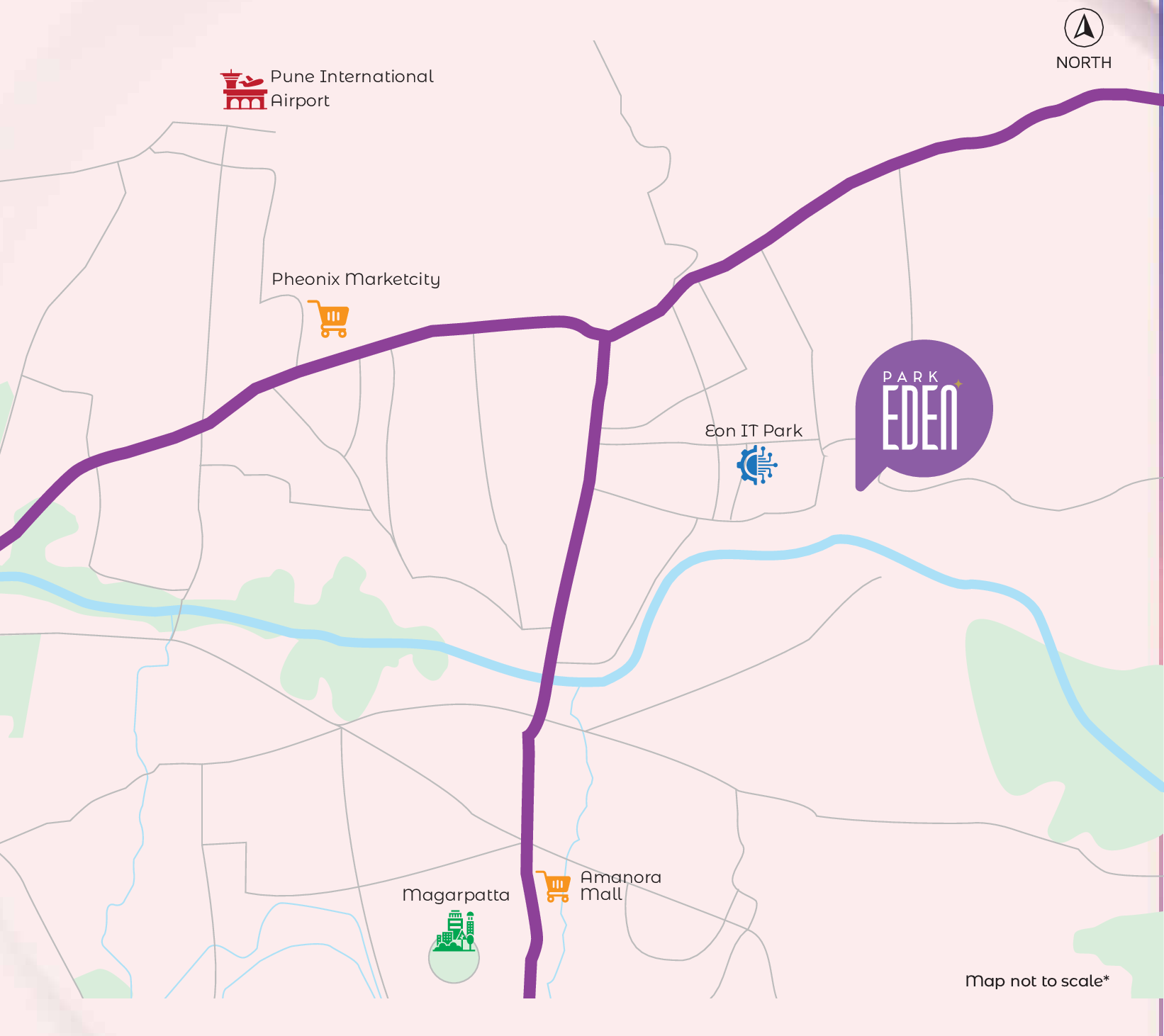 Location Map - Codename Real Kharadi, Kharadi